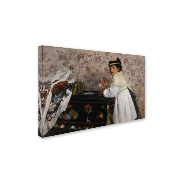 Degas 'Portrait Of Hortense' Canvas Art,22x32